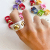 Anillo Chunky Acrílico