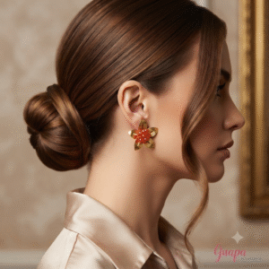 Aretes Bronce Tejidos