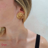 Aretes Bronce Tejidos