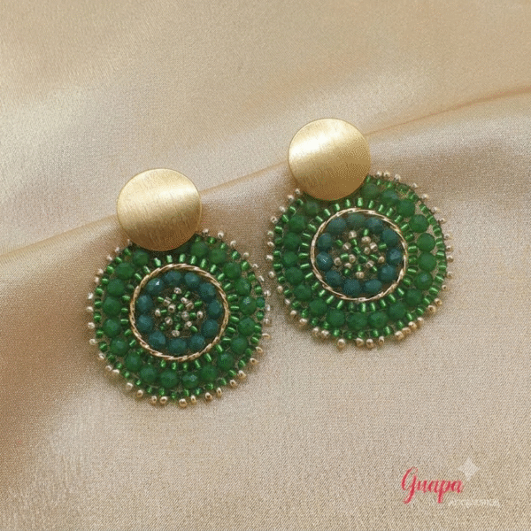 Aretes Acero Tejidos