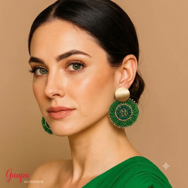 Aretes Acero Tejidos