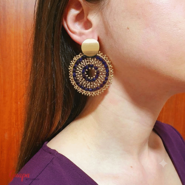 1789577007097 Aretes Acero Tejidos