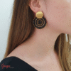 Aretes Acero Tejidos