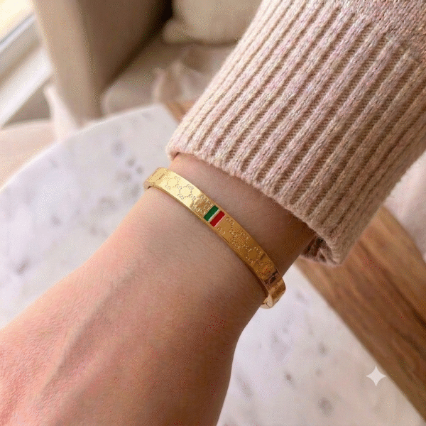 Manilla Acero Oro Rosa