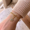 Manilla Acero Estrella & Perlas