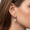 Argollas Goldfilled con Perla