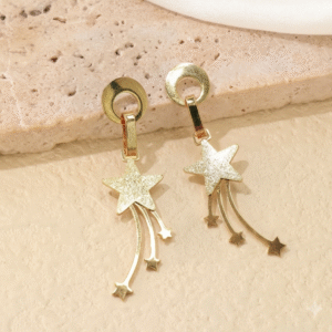 Aretes Acero Estrella