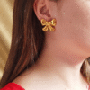 Aretes Acero Lazo
