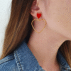 1790682344458 Aretes Acero Corazón
