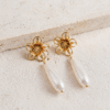 Aretes Acero & Perla