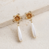 Aretes Acero & Perla