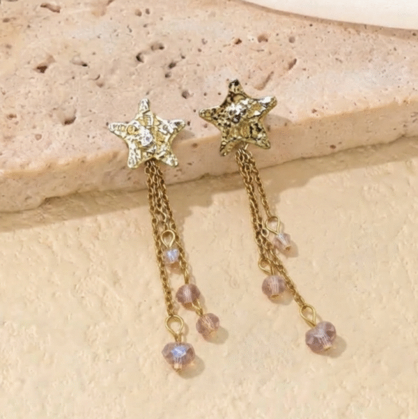 Aretes Acero Estrella