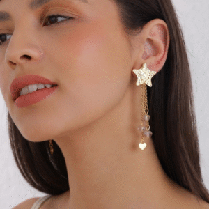 Aretes Acero Estrella