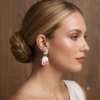 1790694142430 Aretes Acero con Flor