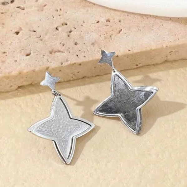 Aretes Acero Estrella
