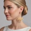 Aretes Acero Perlas