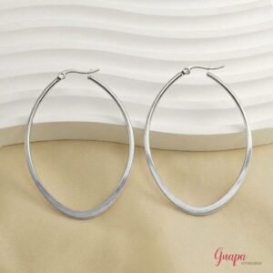 Argollas Acero Ovaladas