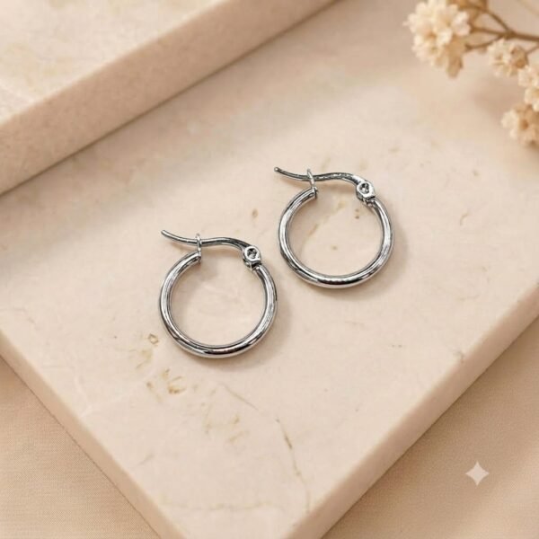 Argollas Acero Mini