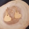 Aretes Acero Corazón