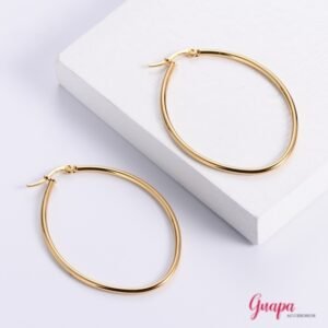 Argollas Acero Ovaladas