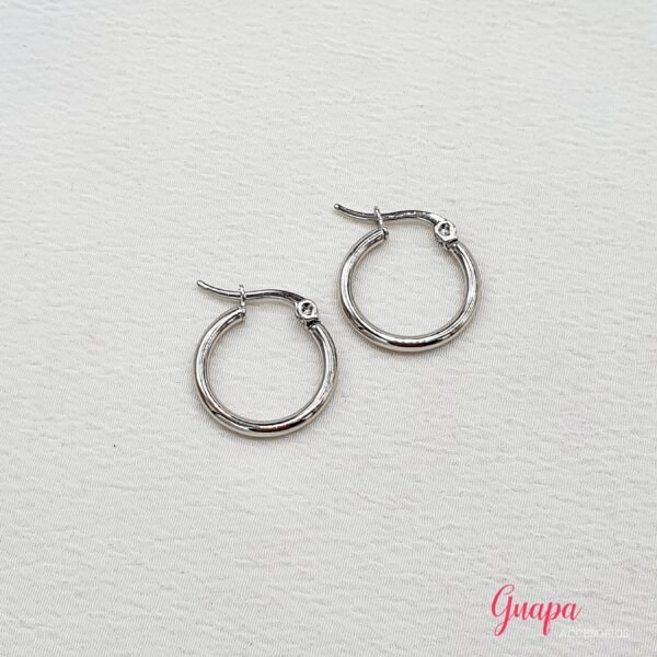 Argollas Acero Mini