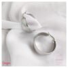 Argollas Acero Wide