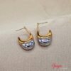 Argollas Acero Gold & Silver