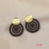 Aretes Acero Tejidos