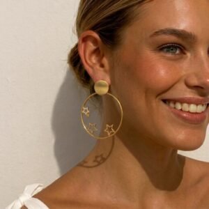 Aretes Acero Estrellas