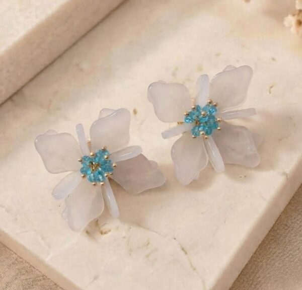 Aretes Acrílicos Flor