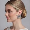 Aretes Acrílicos Flor