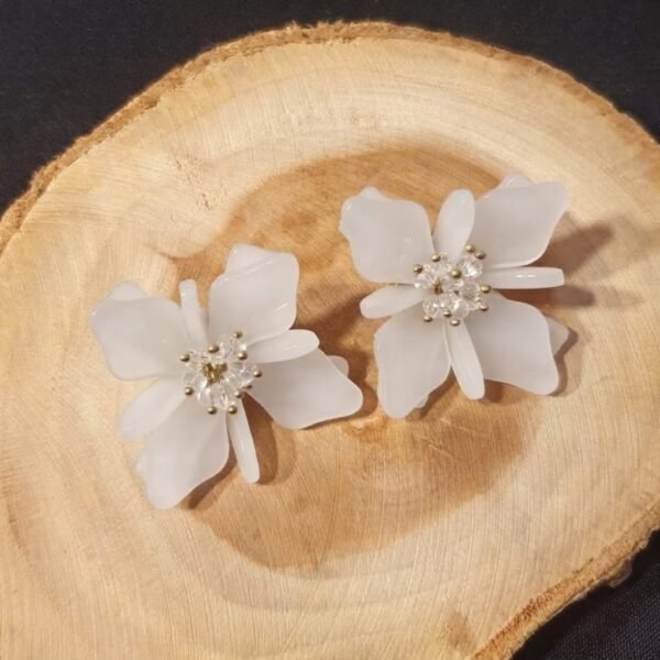 Aretes Acrílicos Flor