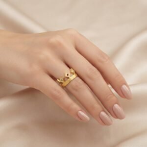 Anillo Acero Corona