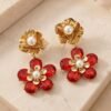 Aretes Fiesta Flor