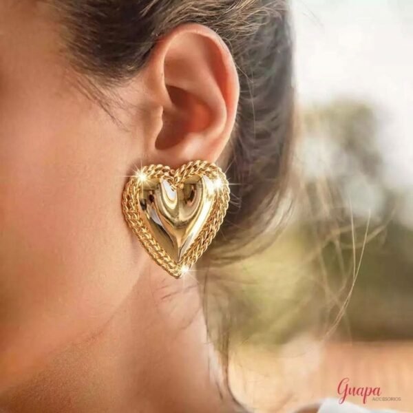 Aretes Fantasía Corazón