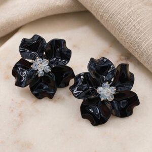 Aretes Acrílicos Maxi Flor
