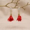 Aretes Goldfilled Flor