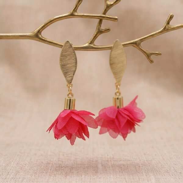 Aretes Goldfilled Flor