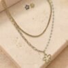 1792537238595 Juego Acero Flor & Perlas