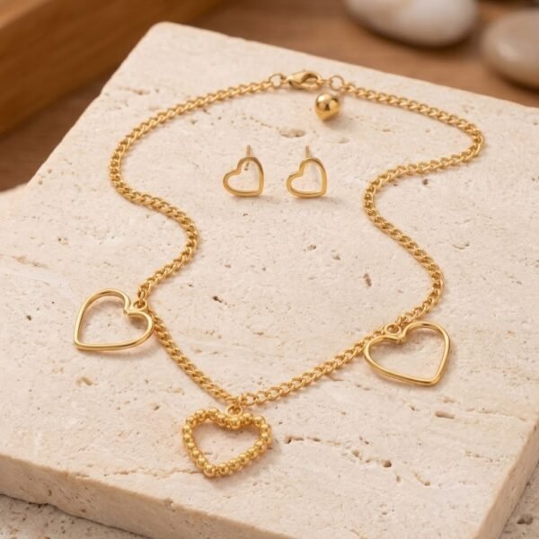 Juego Bronce Corazón