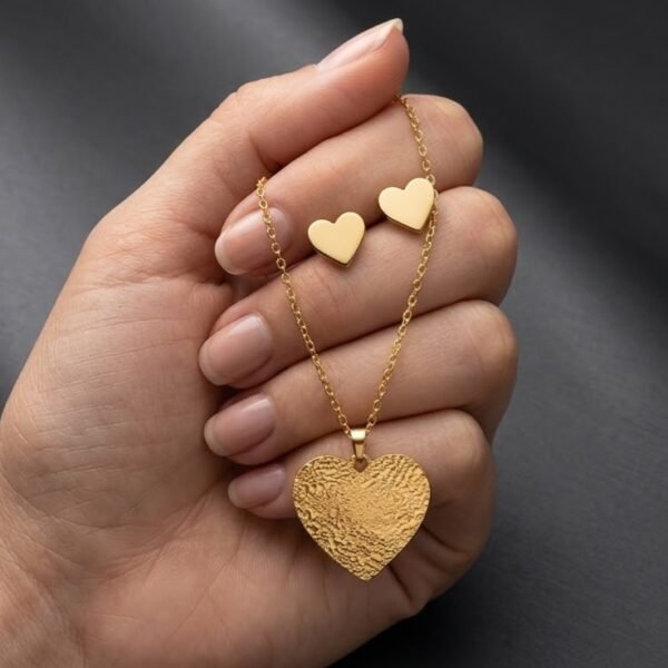 Juego Bronce Corazón