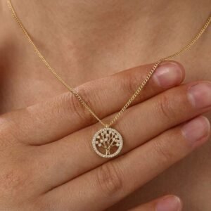 Cadena Goldfilled Arbol de la Vida