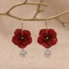 Argollas Acero Flor