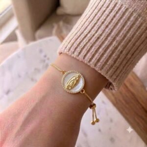 Manilla Goldfilled Ajustable Virgen de Guadalupe