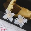 Aretes Acrílicos Flor