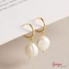 Argollas Goldfilled Perla