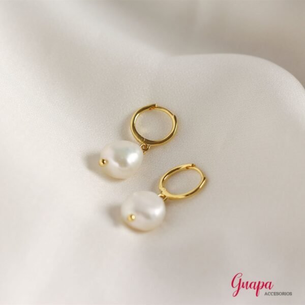 Argollas Goldfilled Perla