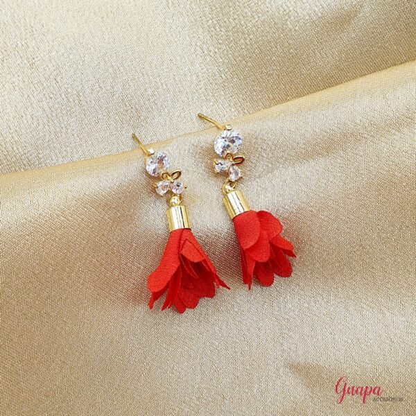 Aretes Goldfilled Flor