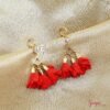 Aretes Goldfilled Flor