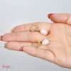 Argollas Goldfilled Perla